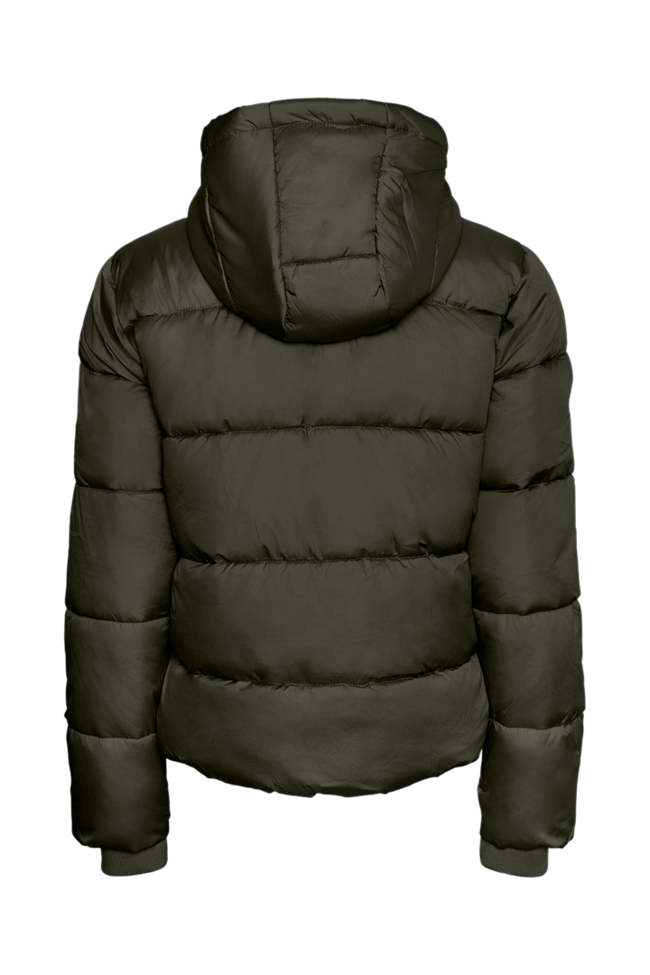 Pieces - Pcbee New Short Puffer Jacket - 4634267 Forest Night