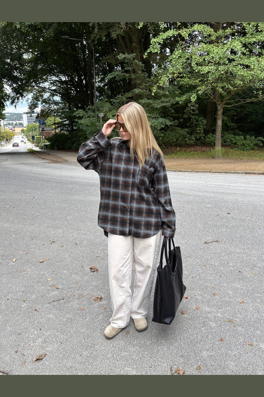 Noella - N-Marlon Shirt 18150002 - 528 - Danne Brown Blue Check