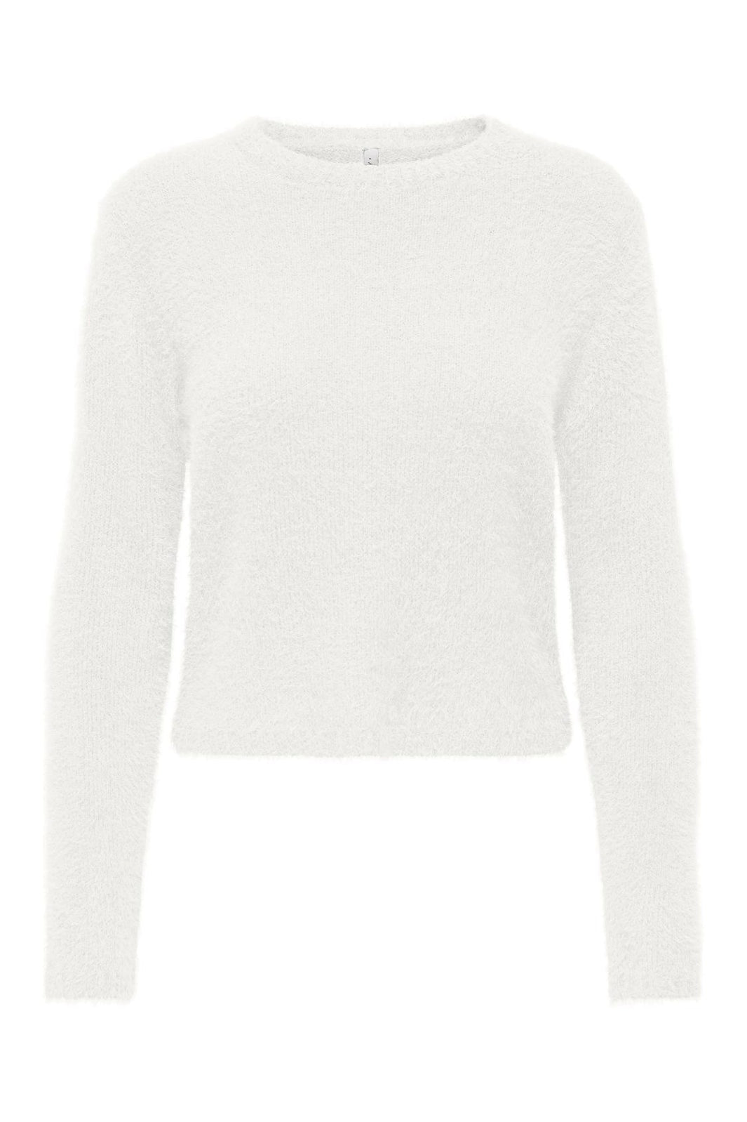 Only - Onlkerry Piumo Ls O-Neck Cc Knt - 5100868 Cloud Dancer