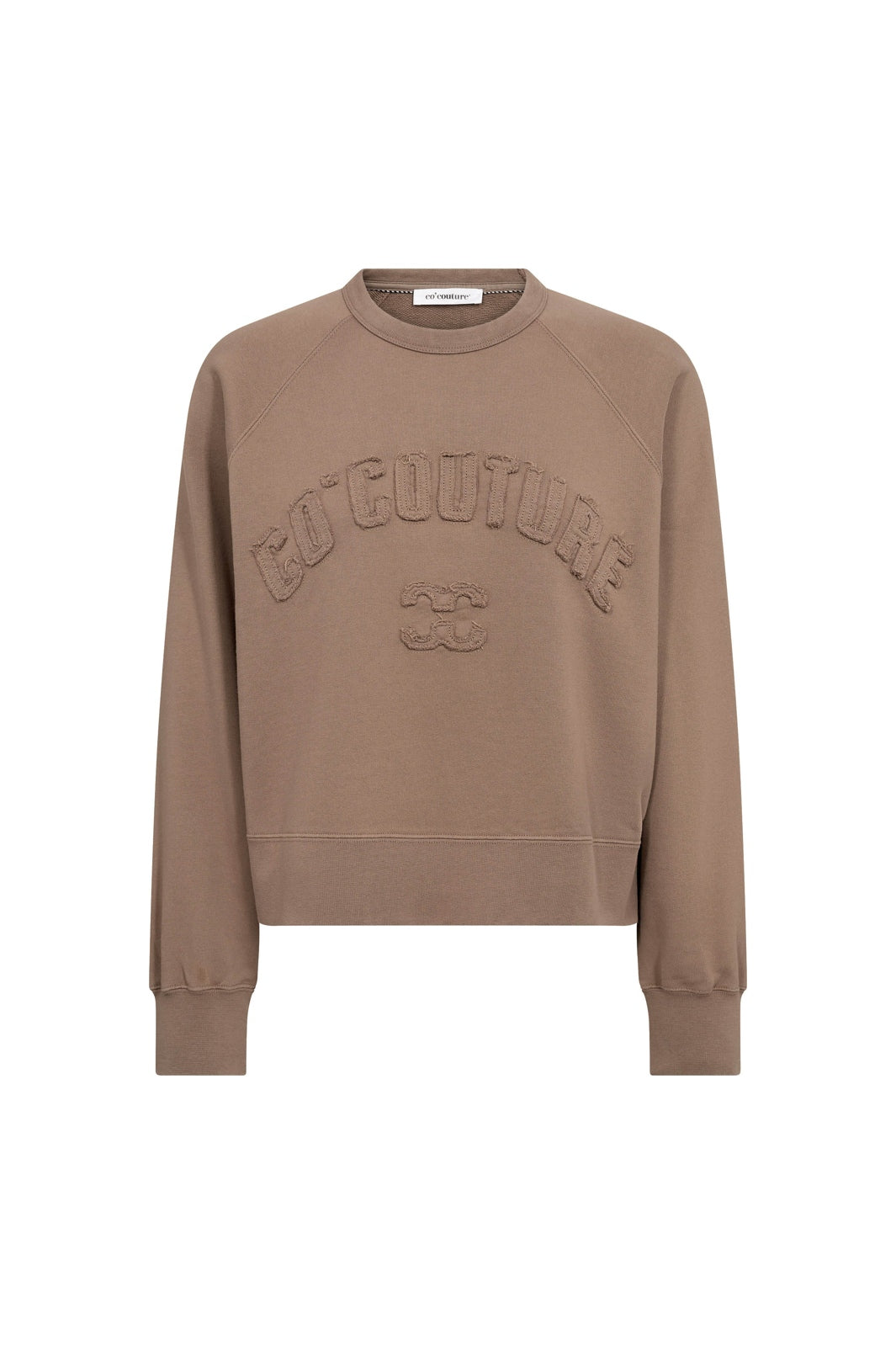 Co´Couture - Eriscc  Patch Sweat 500413 - 20009 - Walnut