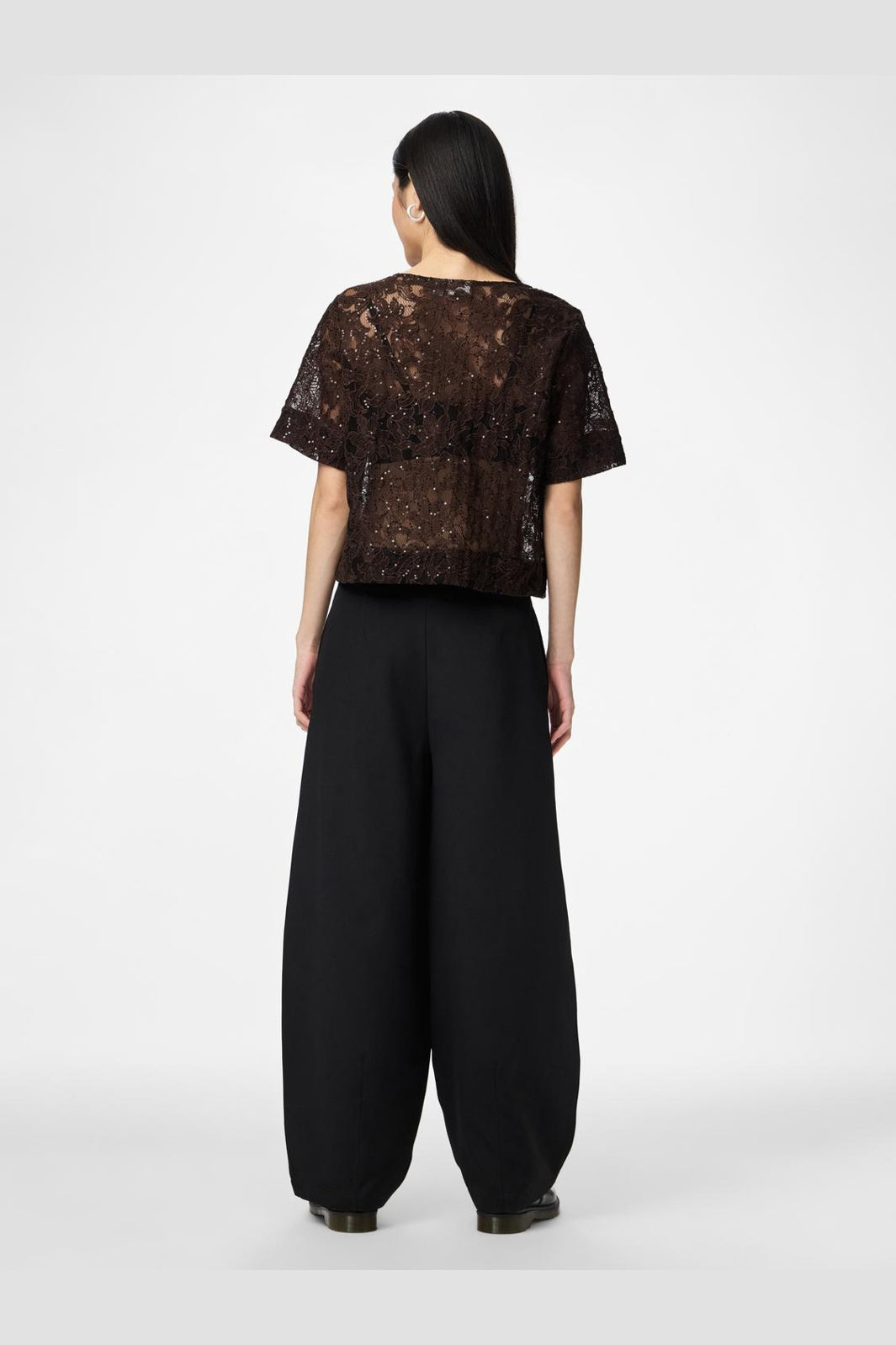 Pieces - Pclouise 2/4 V-Neck Tie Top - 5038956 Delicioso