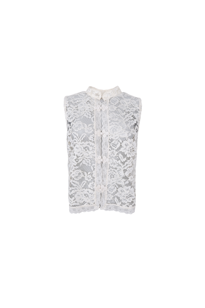 Black Colour - Bcrosa Napoleon Top 41300 - Shirts - Off White