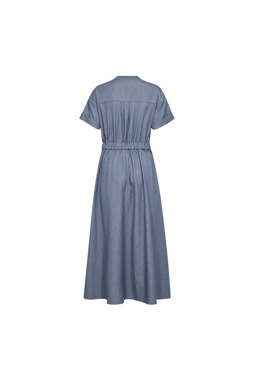 Co´Couture - Terrycc Wrap Ss Dress 500423 - 40005 - Ash Blue