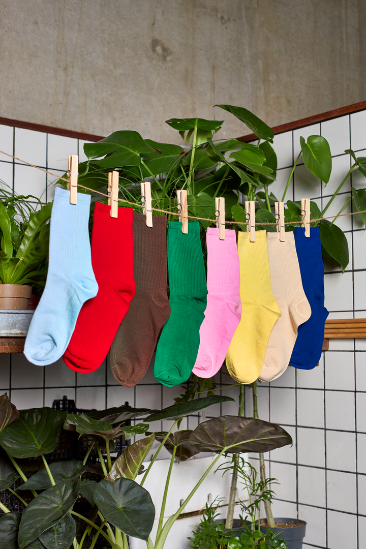 Black Colour - Bcsylvie Sock 8535 - Yellow