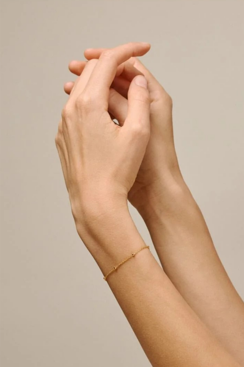 Enamel Copenhagen - Bracelet, Beaded Chain B153G - 925S/Gp