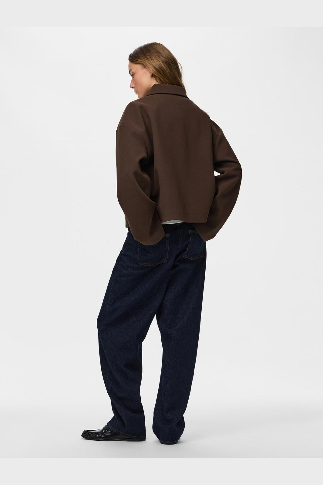 Pieces - Pcaya Short Coat - 5102307 Hot Fudge