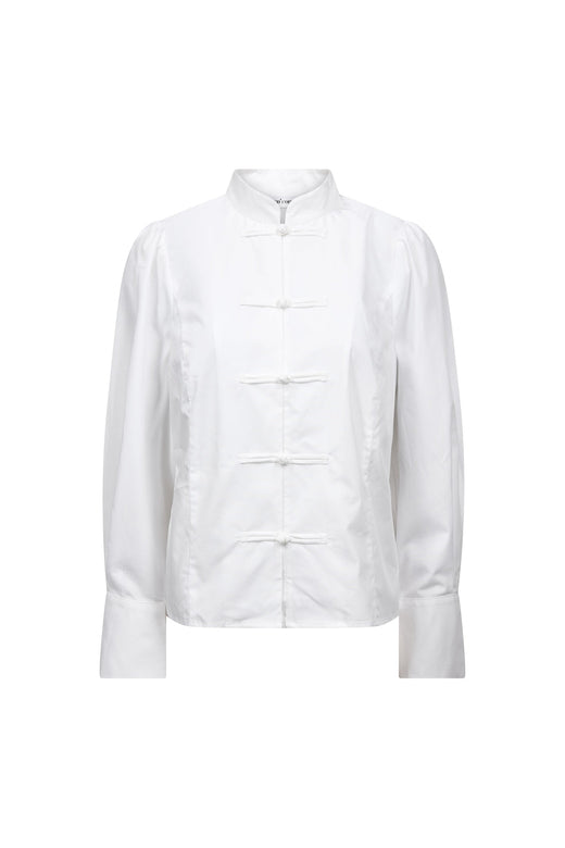 Co´Couture - Viannecc Button Shirt 506464 - 10001 - White