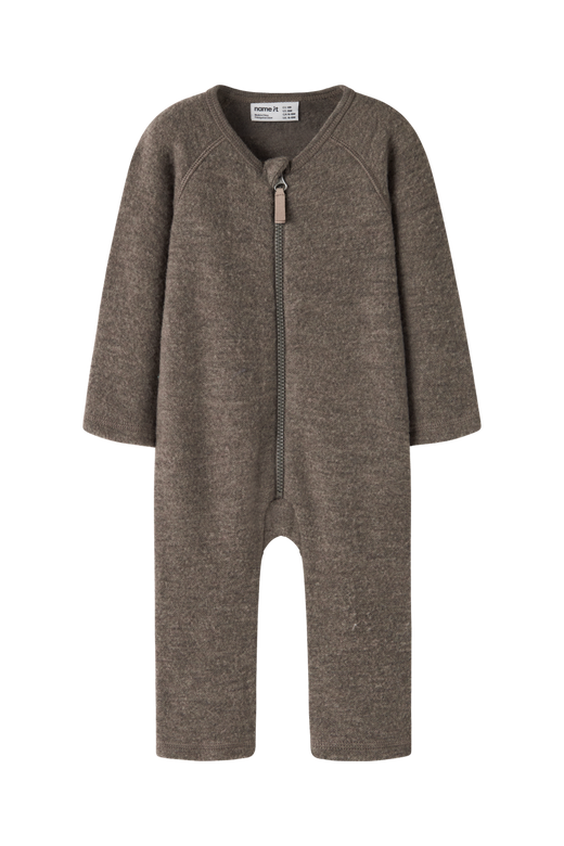 Name It - Nbnwmino Wool Ls Suit - 5079535 Morel