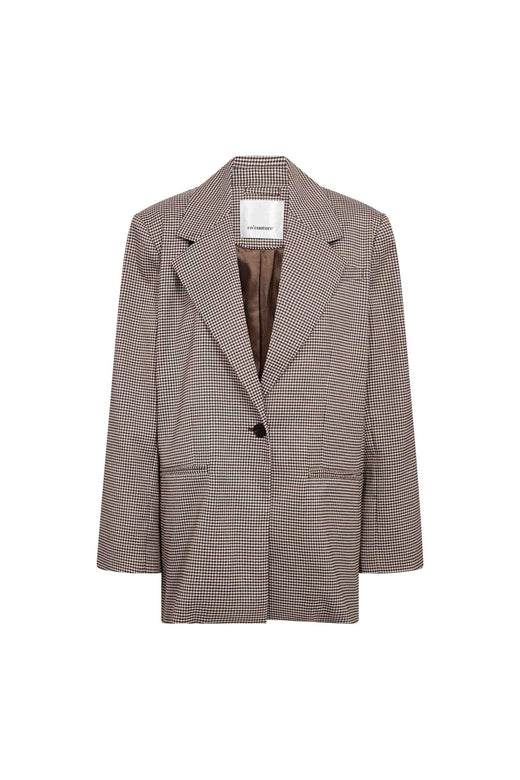 Co´Couture - Midacc Check Power Blazer 500845 - 10060 - Bone - Brown