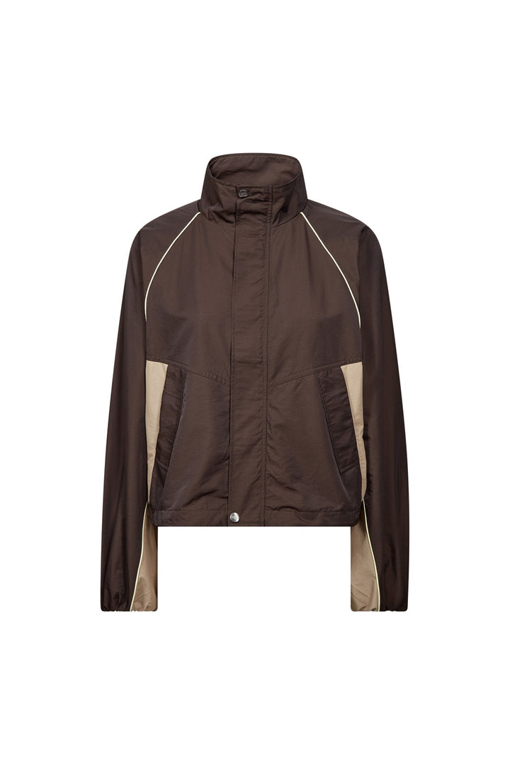 Co´Couture - Aloracc Block Jacket 500846 - 20003 - Dark Brown