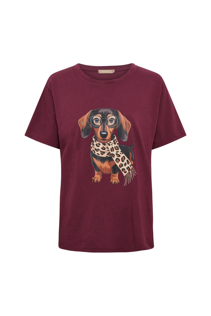 Marta Du Chateau - Mdcinge Tee 0532 - Bordeaux