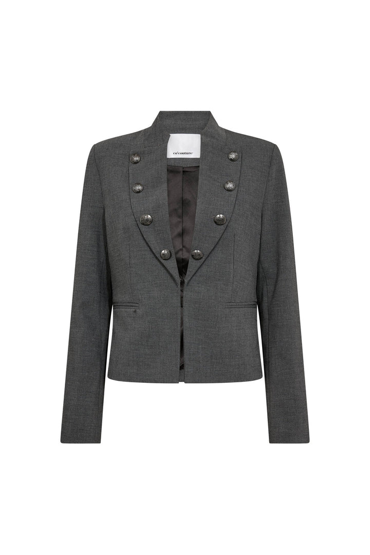 Co´Couture - Priscillacc Officer Jacket 500823 - 65003 - Mid Grey