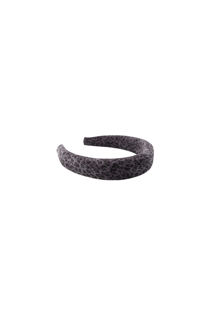 Black Colour - Bcpaola Headband 2356 - Grey Leo