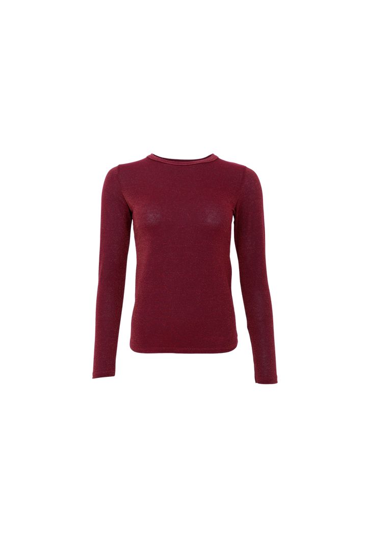Black Colour - Bcfaye Lurex Blouse 3739 - Shirts - Hunter Green