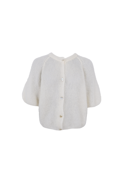 Black Colour - Bcbjoerk Patent Knit Cardigan 1251 - Off White