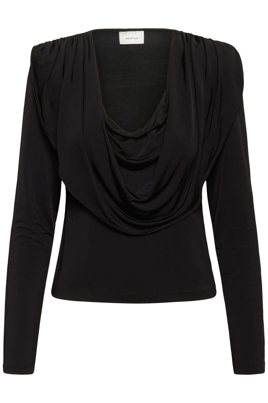 Gestuz - Gzlaily Ls Top 10910980 - 100017 - Black Bluser 