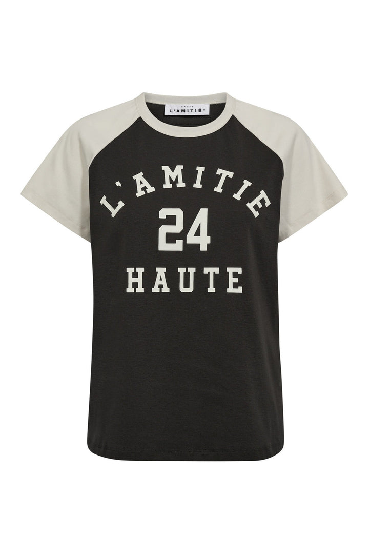 Haute L'Amitié - Neckline College Tee HL10109 - Antracit