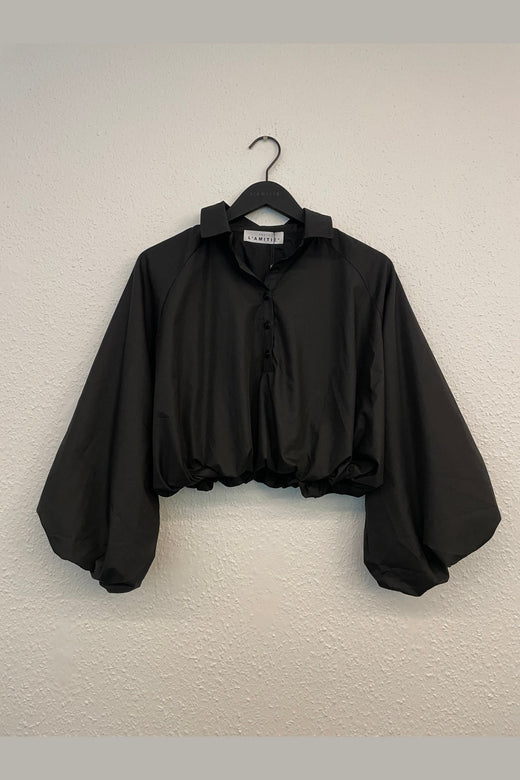 Haute L'Amitié - Pop Balloon Shirt HL11090 - Black