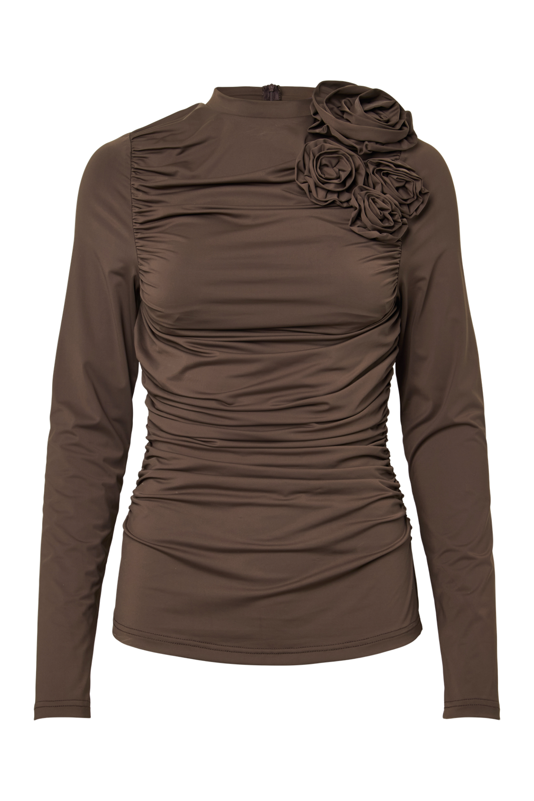 YAS - Yasdona Ls Top - 5086865 Chocolate Brown