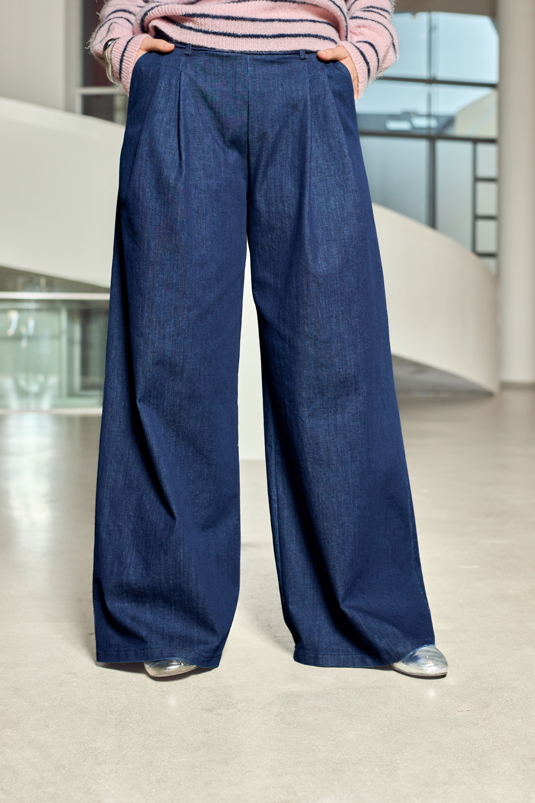 Black Colour - Bcdenice Wideleg Pant 41062 - Denim