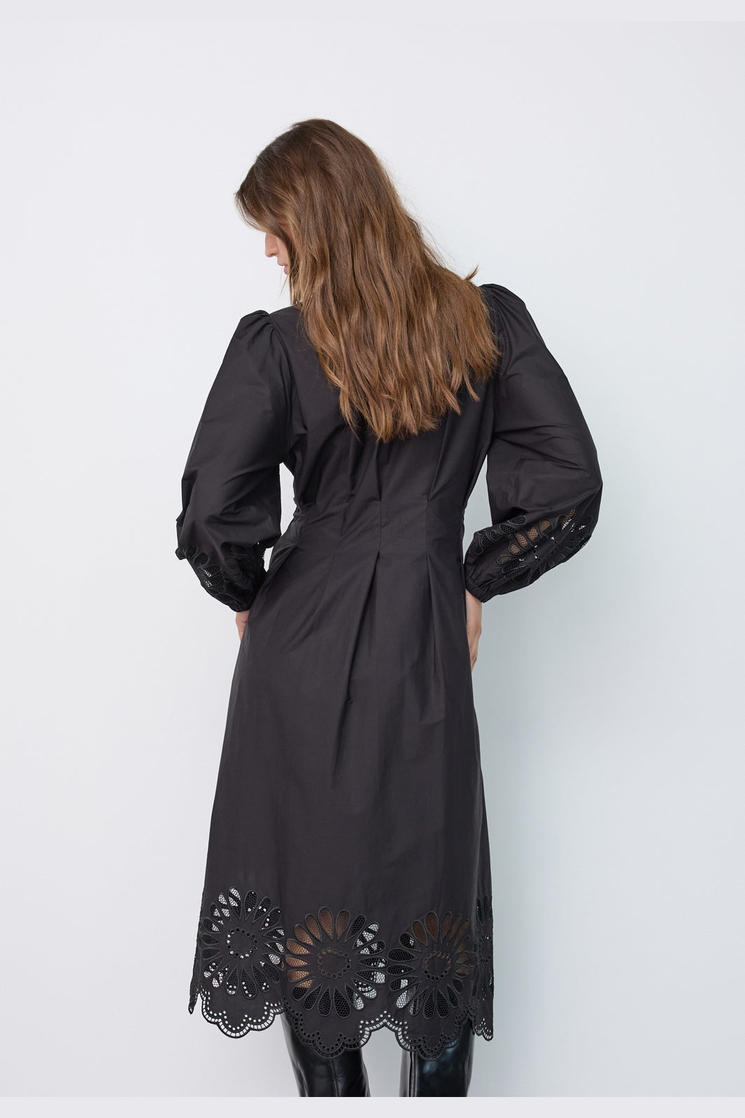 Co´Couture - Melisecc Emb. Dress 500334 - 65001 - Black