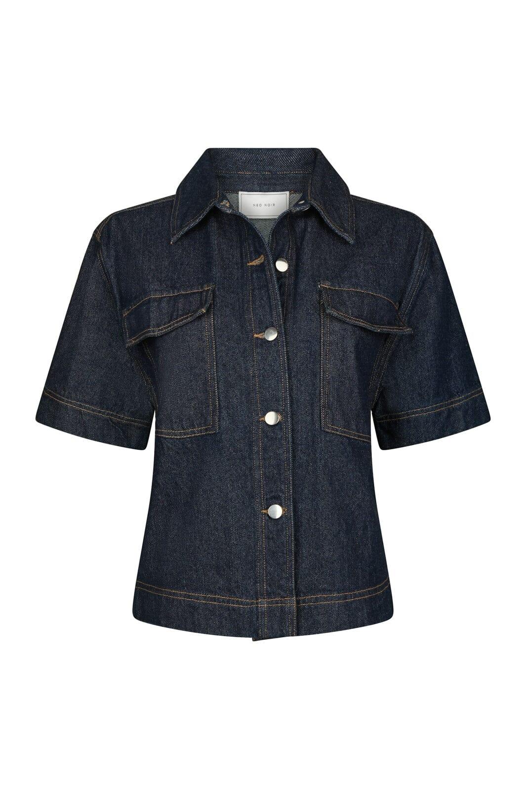 Neo Noir - Tiki Denim Shirt 164303 - 534 - Dark Blue