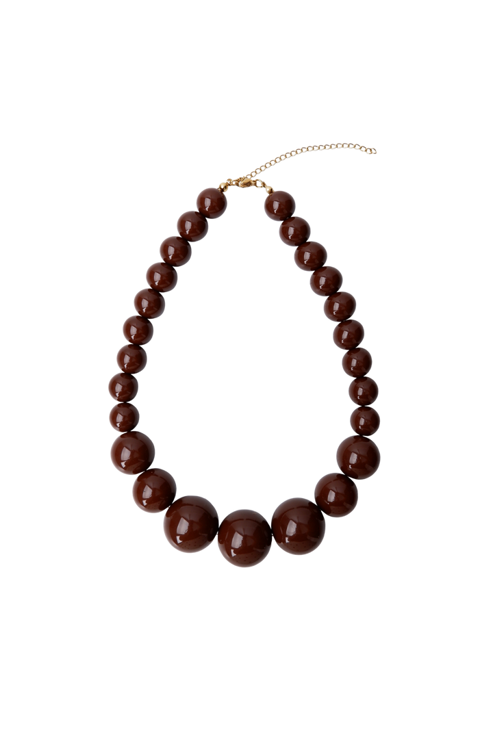 Black Colour - Bcholly Double Necklace 4562 - Coffee