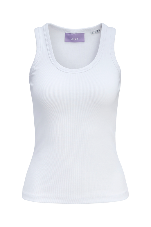 Jjxx - Jxfrida Sl U-Neck Top - 4792639 Bright White
