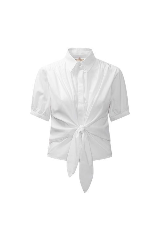 Karmamia - Lee Shirt (Short) 2376 - White Cotton