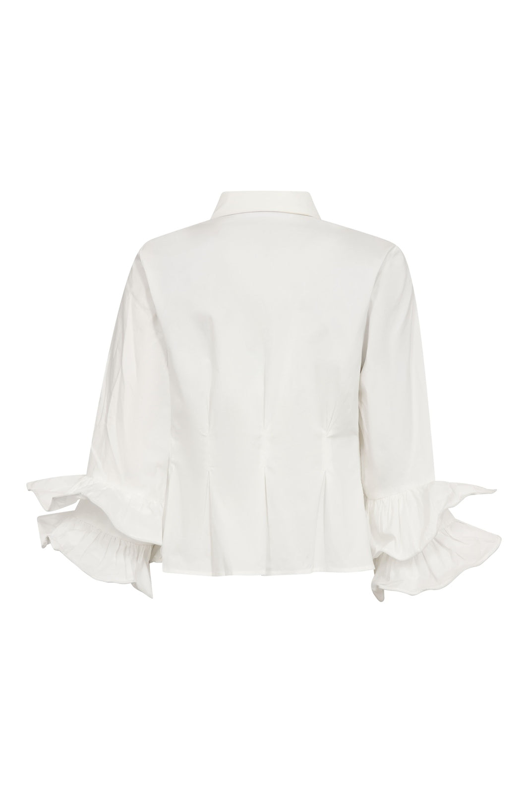Co´Couture - Halencc Flare Pleat Shirt 500789 - 10001 - White