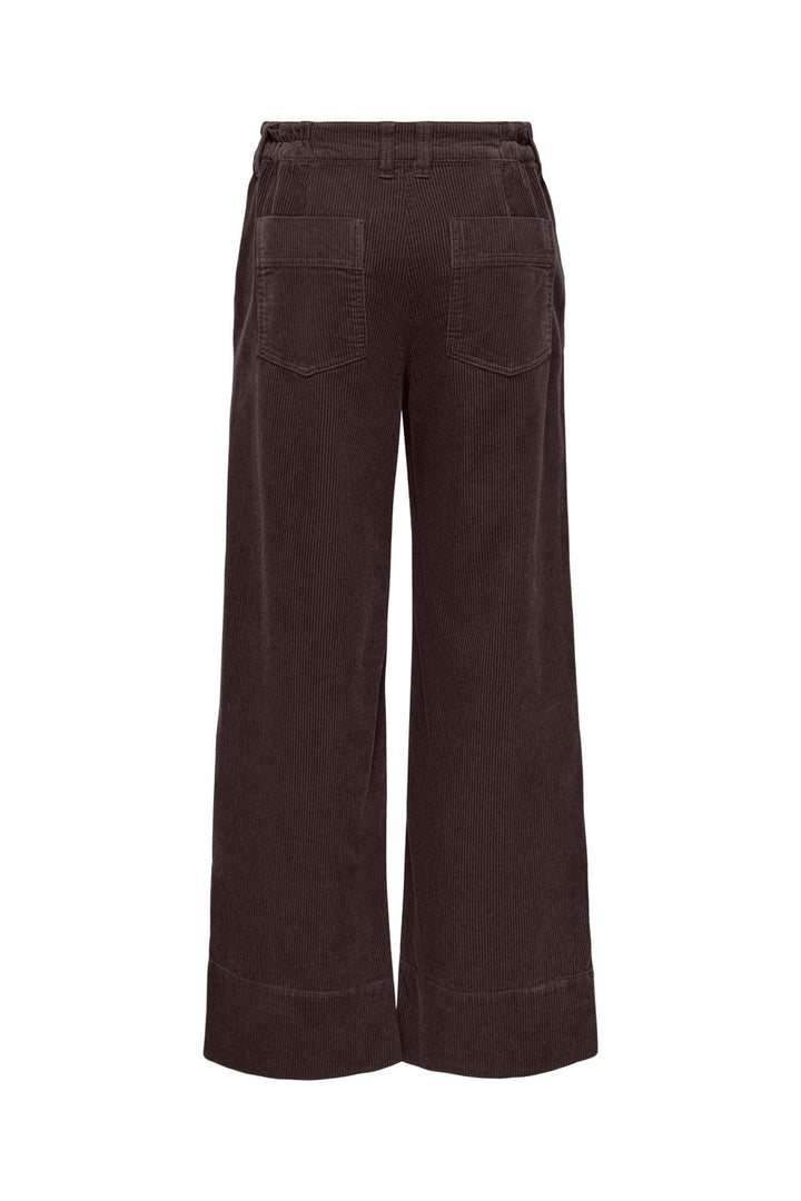 JDY - Jdyshiraz Hem Wide Pant - 5133733 Chocolate Torte