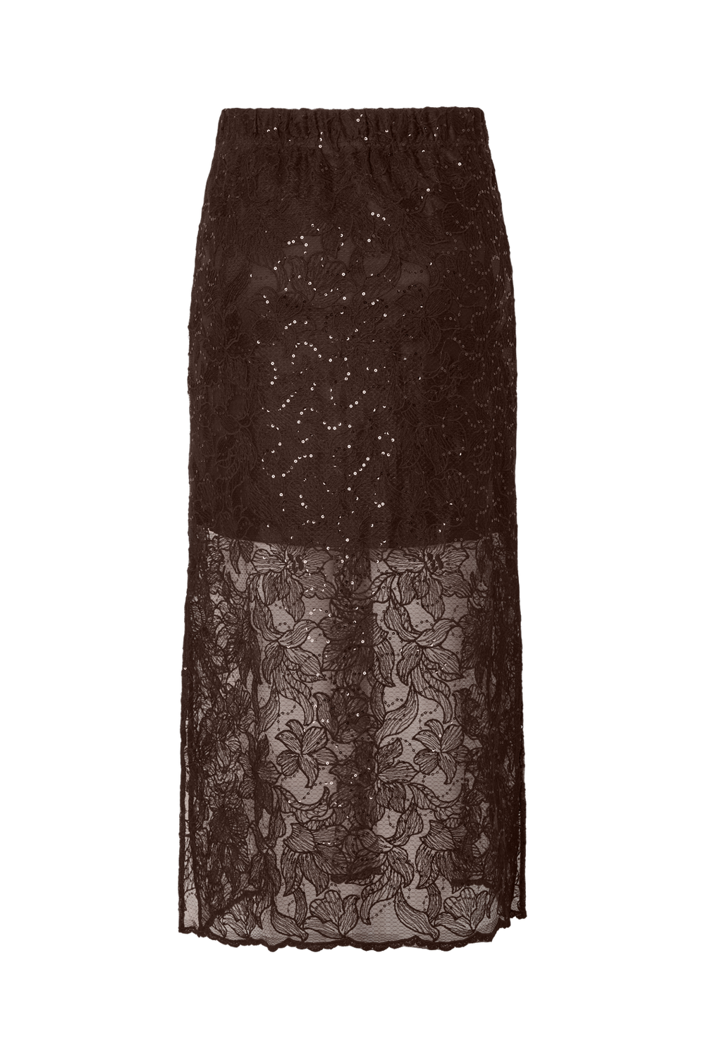 Pieces - Pclouise Midi Skirt - 5067495 Delicioso Tone In Tone Sequens