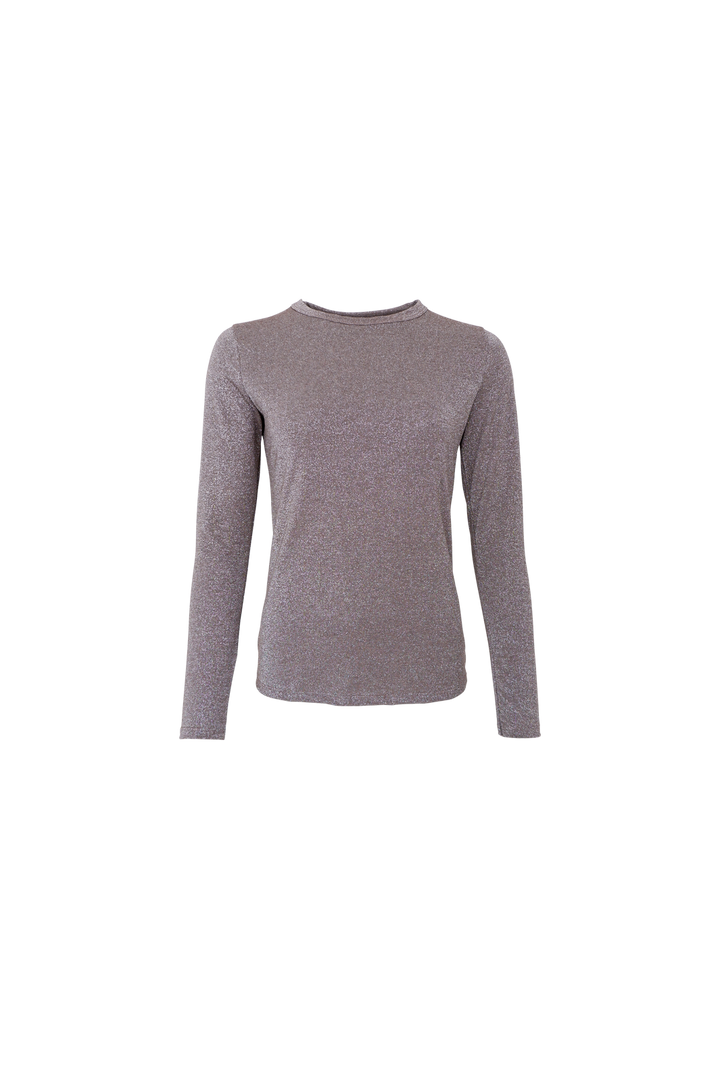 Black Colour - Bcfaye Lurex Blouse 3739 - Shirts - Hunter Green