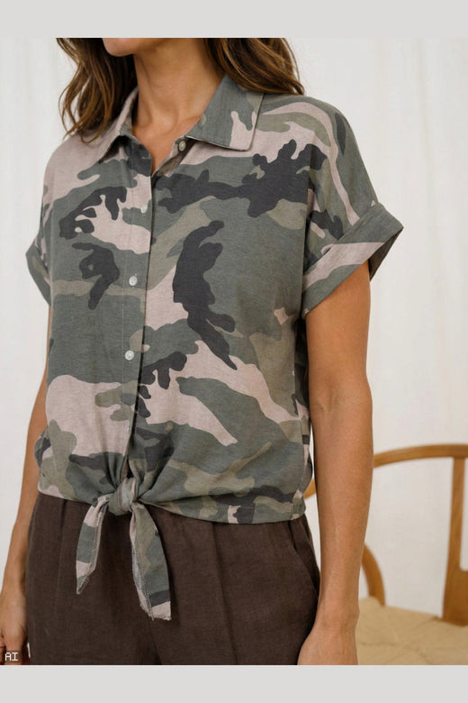 Marta Du Chateau - Mdcvianne Shirt 26133 - Military6