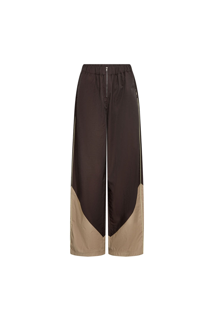 Co´Couture - Aloracc Block Pant 500847 - 20003 - Dark Brown
