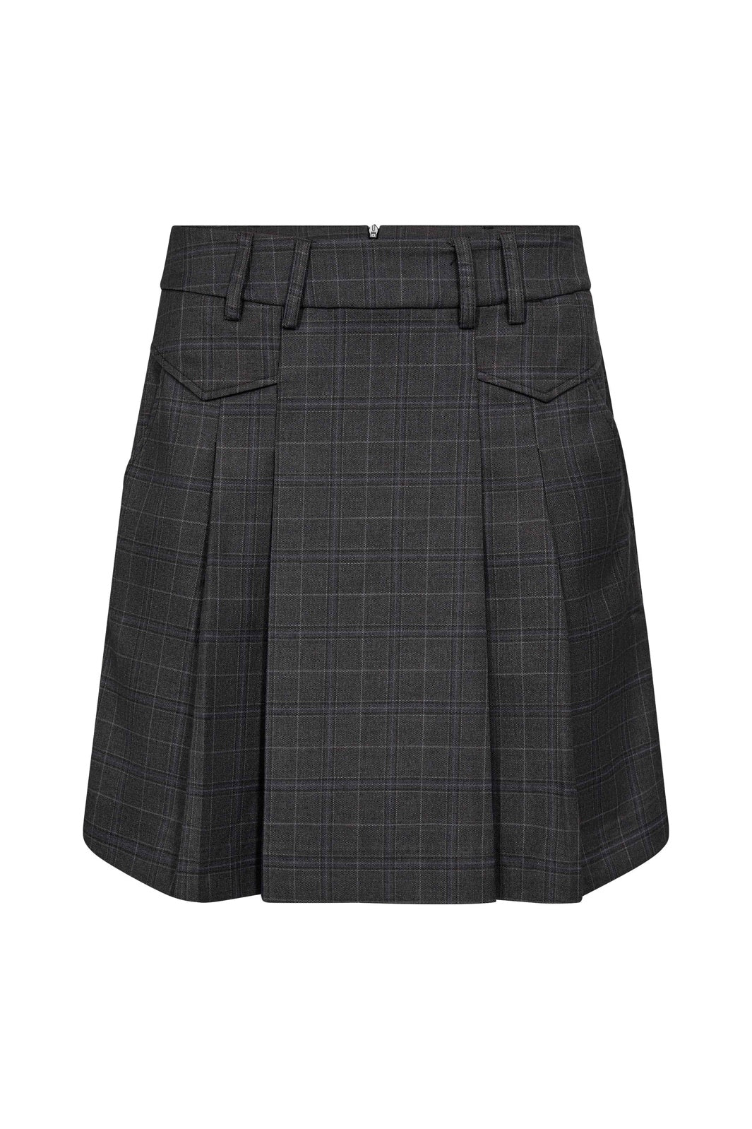 Co´Couture - Eloracc Pocket Pleat Mini Skirt 500436 - 65002 - Dark Grey