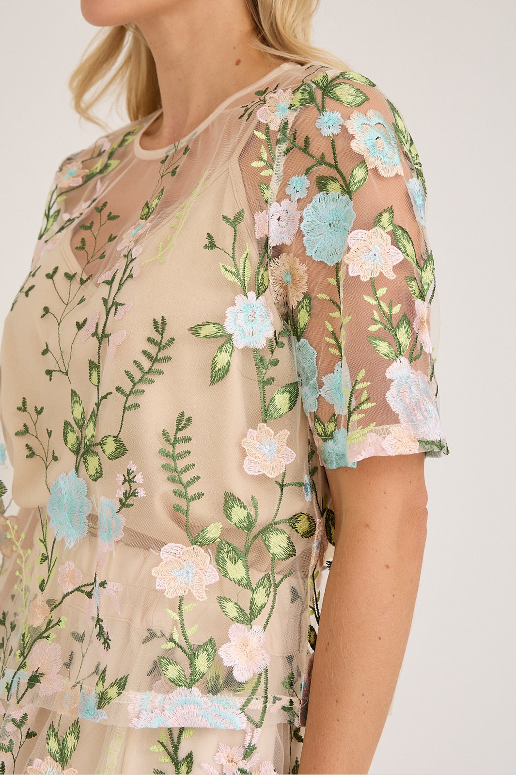 A-View - Fuschia Blouse AV4881 - 260 - Rose/Blue