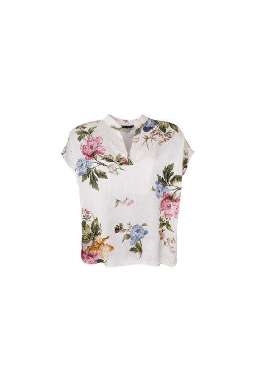 Black Colour - Bczalina Ss Blouse 41262 - Creme