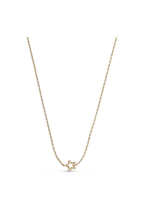 Enamel Copenhagen - Necklace, Organic Star N159GB - Gold Plated