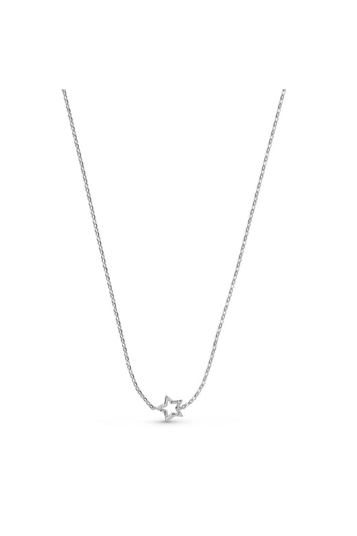 Enamel Copenhagen - Necklace, Organic Star N159SB - Silver Plated