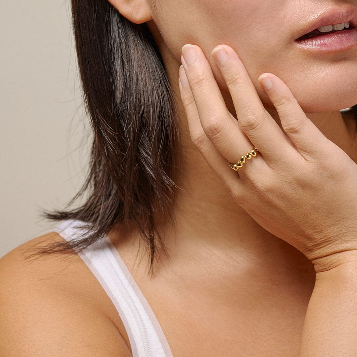 Enamel Copenhagen - Ring, Nara R102G - 925S/Gp Ringe 