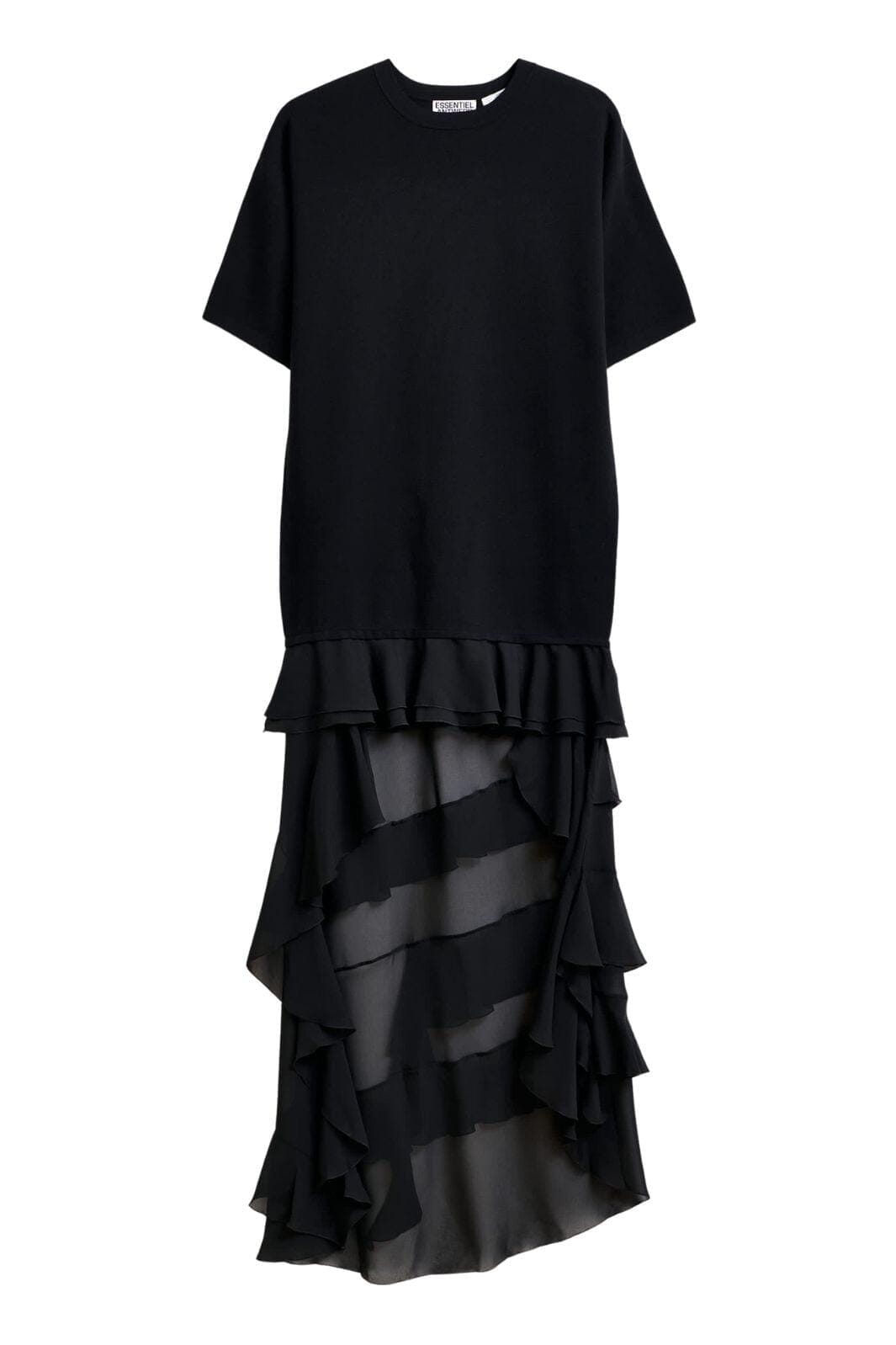 Essentiel Antwerp - Imaille Knitted Dressimaille - Black Kjoler 