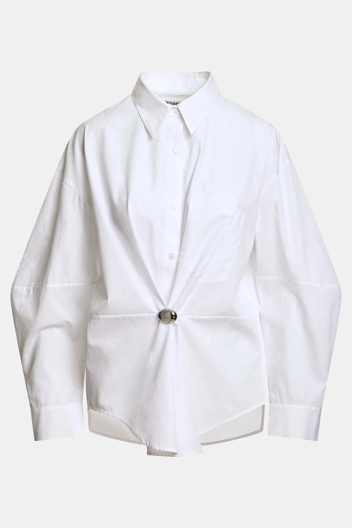 Essentiel Antwerp - Kreative Oversized Shirt - Wh00 White Skjorter 