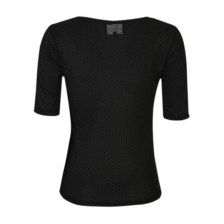 Liberte - Mesh Ss Tshirt, Dot 22011 - Black