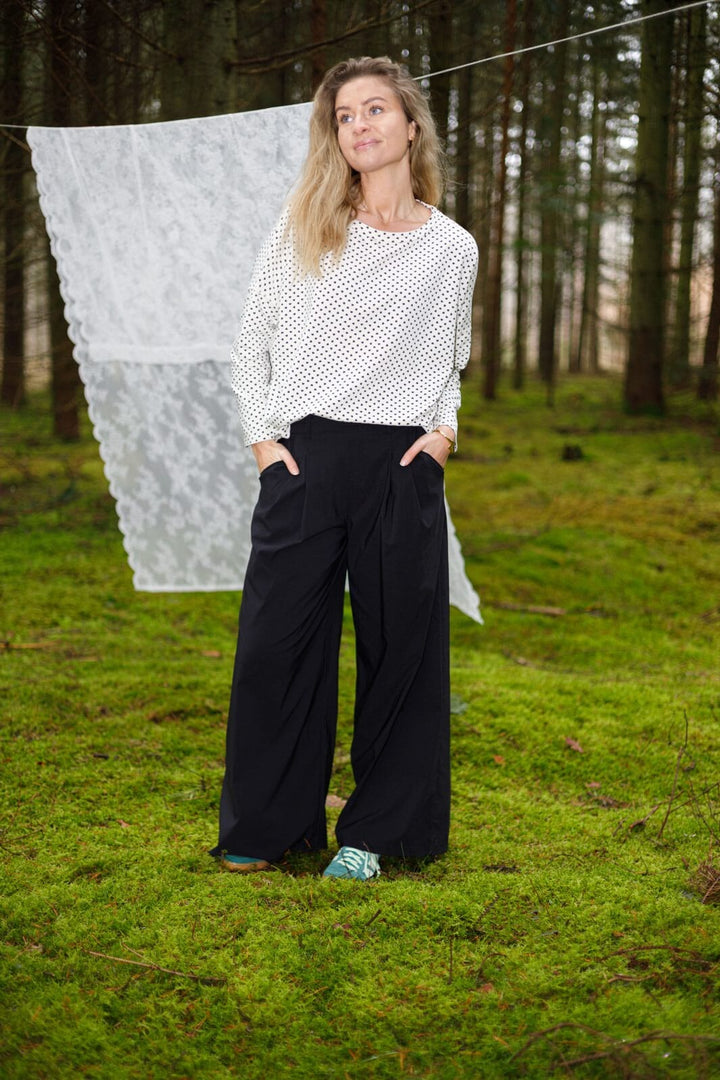 Black Colour - Bcdavina Wideleg Pant 40865 - Black