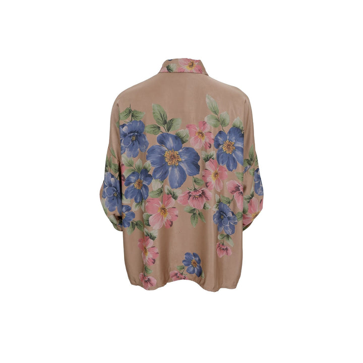 Przedsprzedaż - Black Colour - Bcemme Flower Shirt 40951 - Frappe