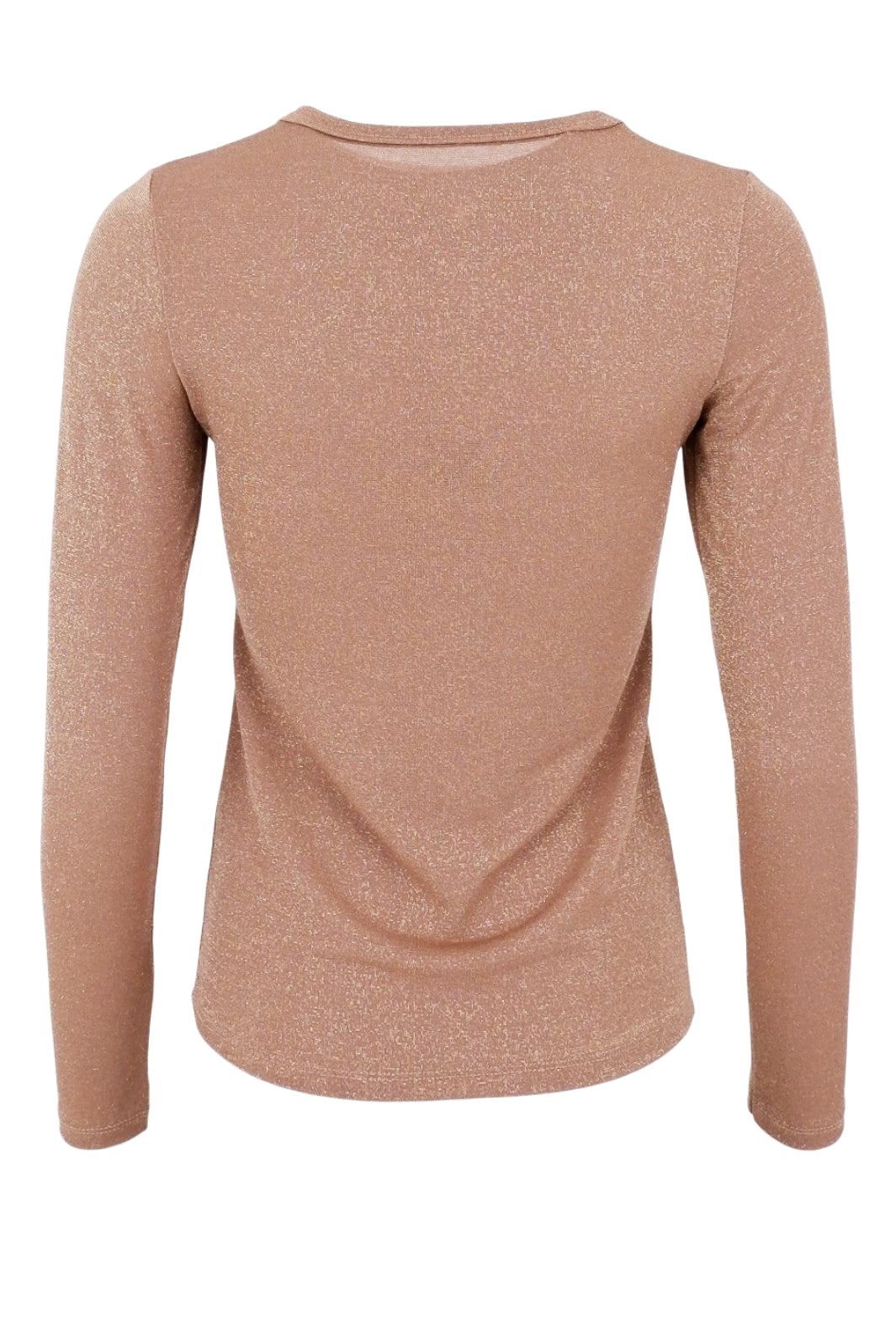 Forudbestilling - Black Colour - Bcfaye Lurex Blouse - Caramel (August) Bluser 