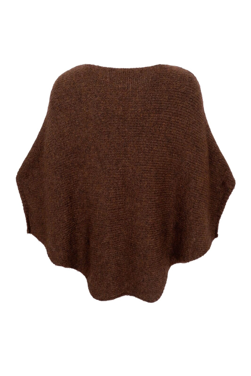 Forudbestilling - Black Colour - Bcpella Boucle Poncho - Coffee Ponchoer 
