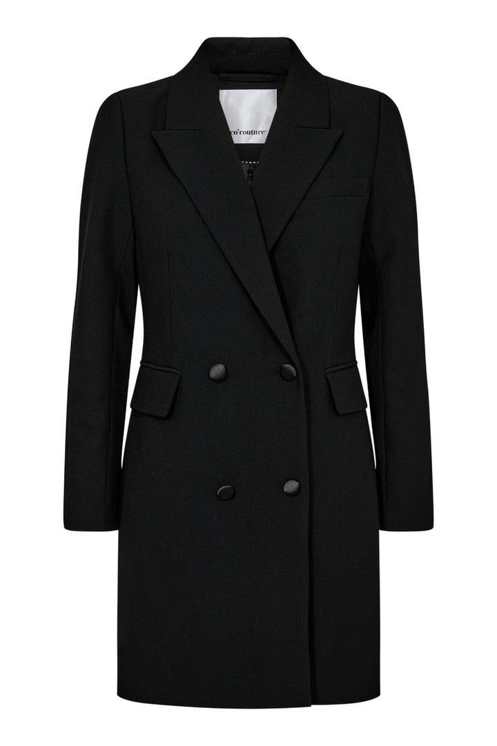 Forudbestilling - Co´couture - Volacc Blazer Dress 36413 - 96 Black Kjoler 