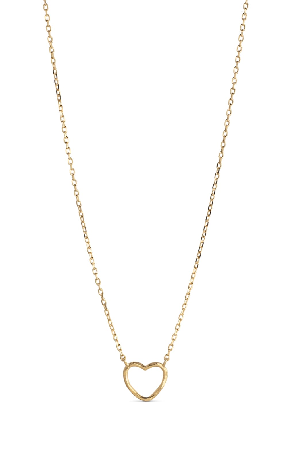 Enamel Copenhagen - Necklace, Organic Heart N102GM - 925S/Gp/M